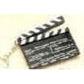 Moveable Clapboard Keychain